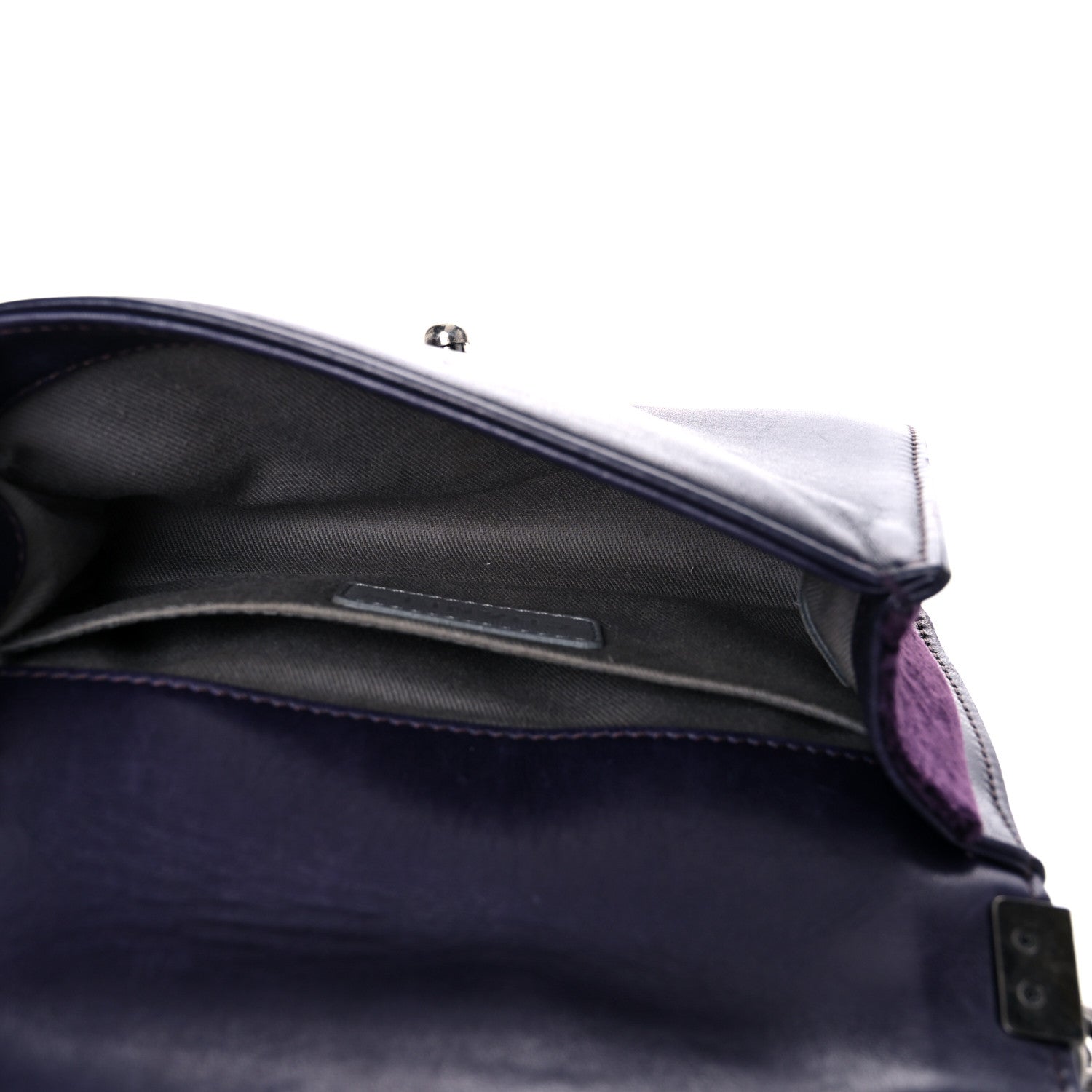 Chanel Velvet Quilted Small Boy Flap Purple 5 of 20