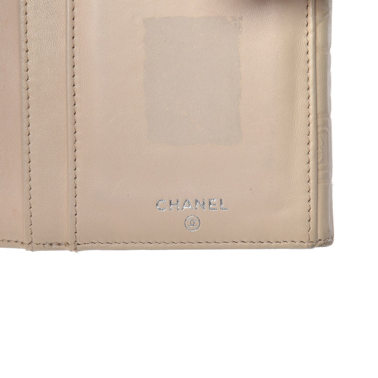 Lambskin Precious Symbols Wallet Beige