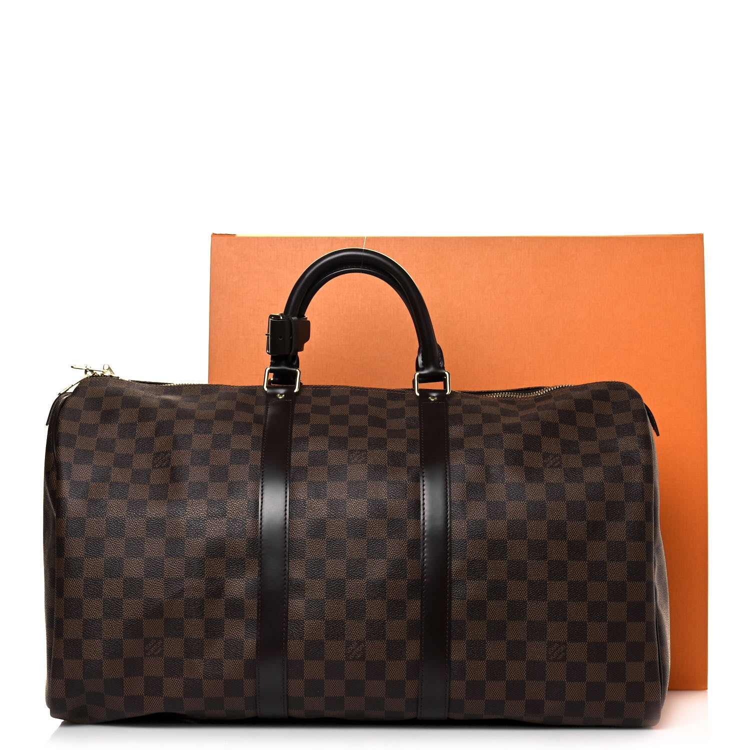 Louis Vuitton Damier Ebene Keepall 50 14 of 14