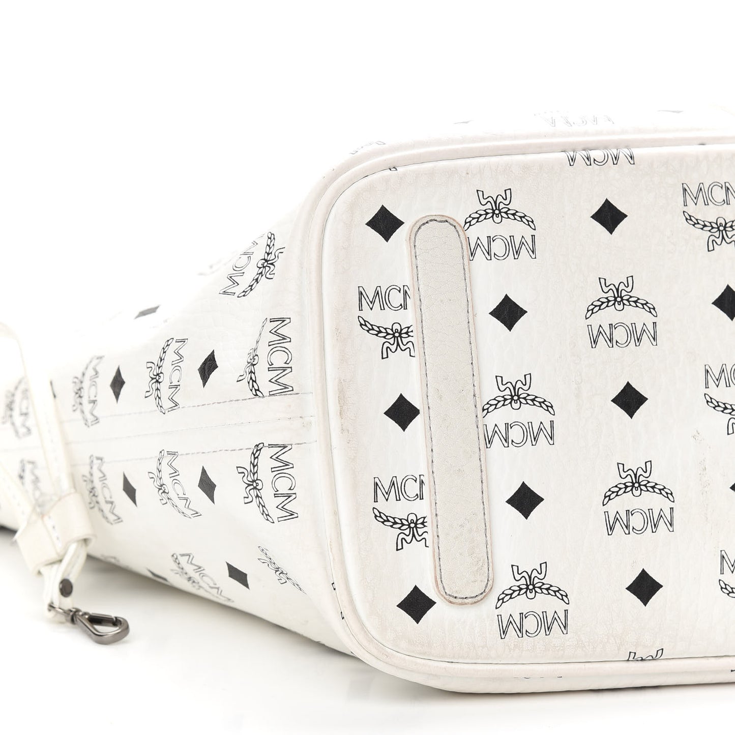 Visetos Medium Liz Reversible Shopper Tote White