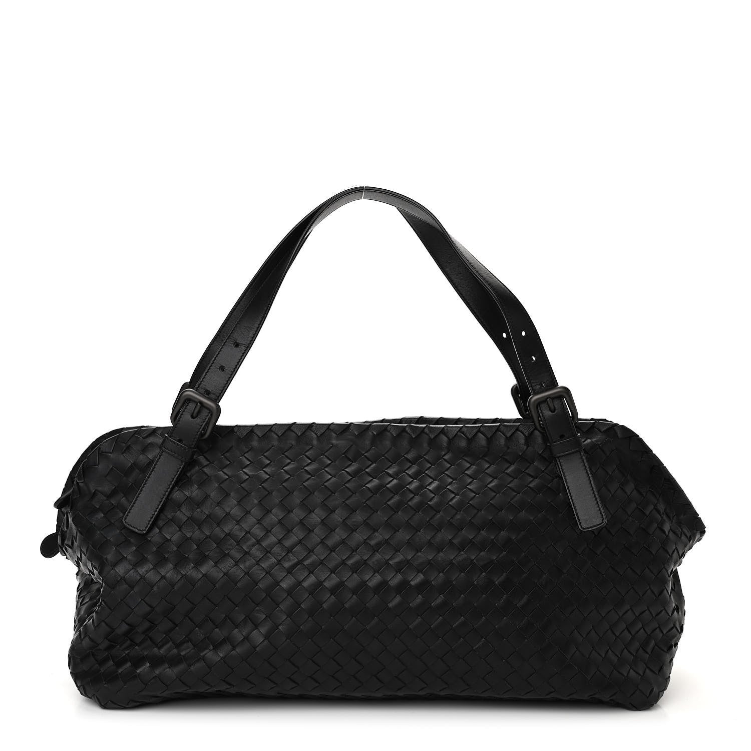 Bottega Veneta Nappa Intrecciato Large Bowler Black 1 of 10