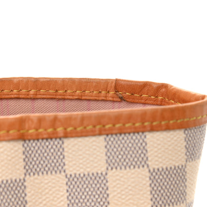 Louis Vuitton Damier Azur Neo Neverfull MM Rose Ballerine 12 of 13