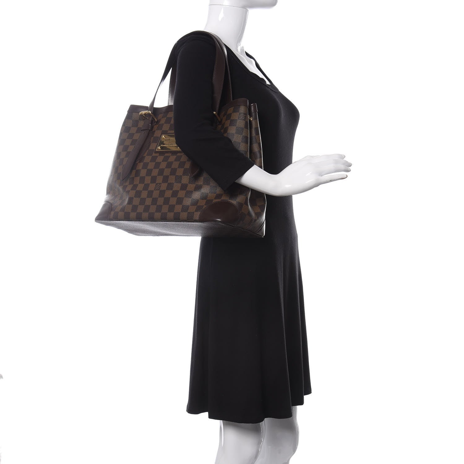 Louis Vuitton Damier Ebene Hampstead MM 2 of 9