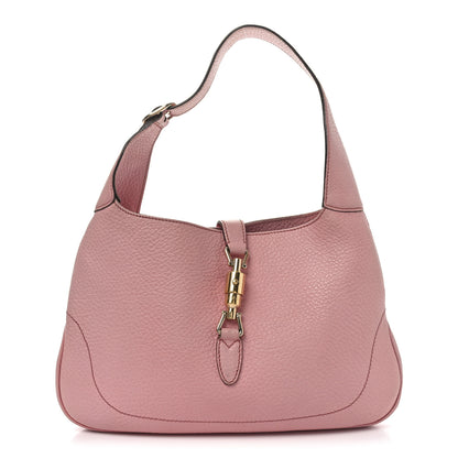 Gucci Soft Grained Calfskin Small Jackie O Hobo Pink 1 of 10