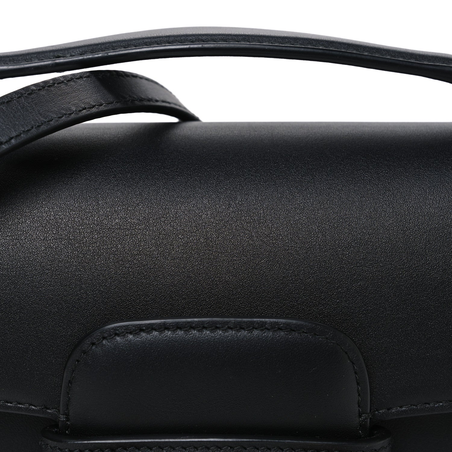 Gucci Calfskin Horsebit 1955 Small Soft Top Handle Shoulder Bag Black 8 of 10