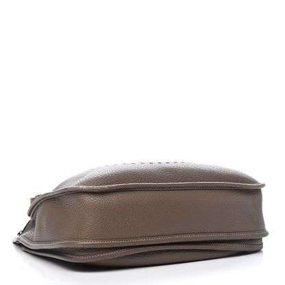 Hermes Taurillon Clemence Evelyne III PM Etoupe 4 of 11