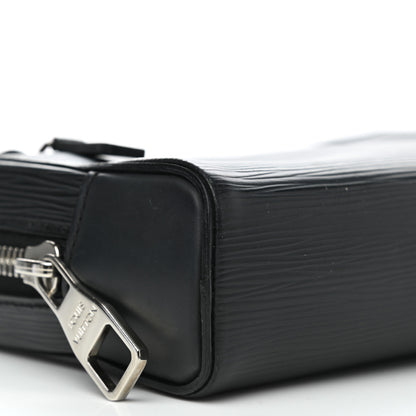 Louis Vuitton Epi Hoche Wristlet Black 10 of 11