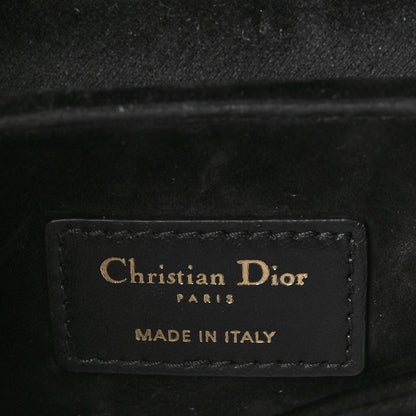 Christian Dior Velvet Crystal Mini Saddle Bag Black 5 of 5