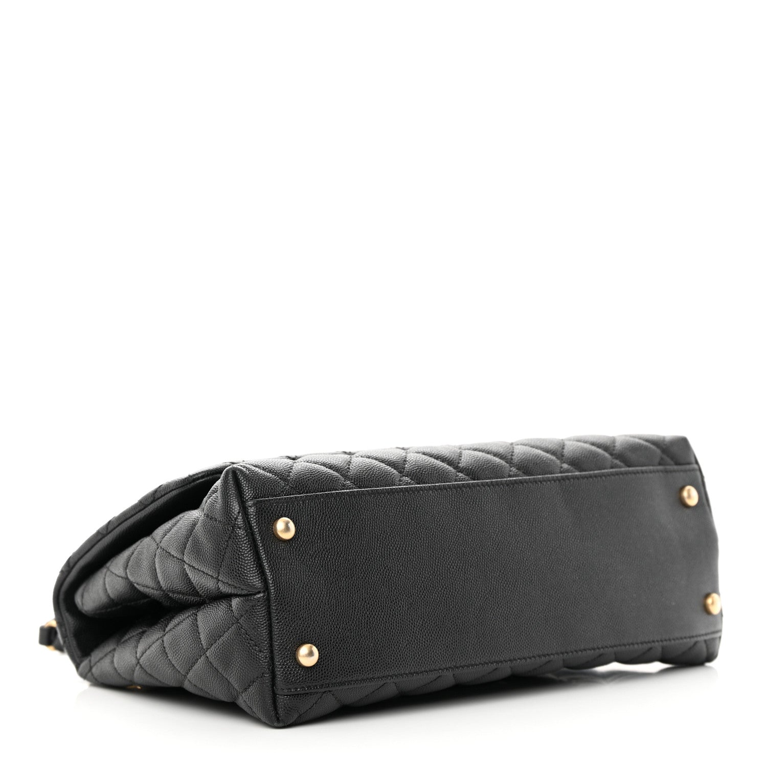 Chanel Caviar Quilted Small Coco Handle Flap Black 4 of 11