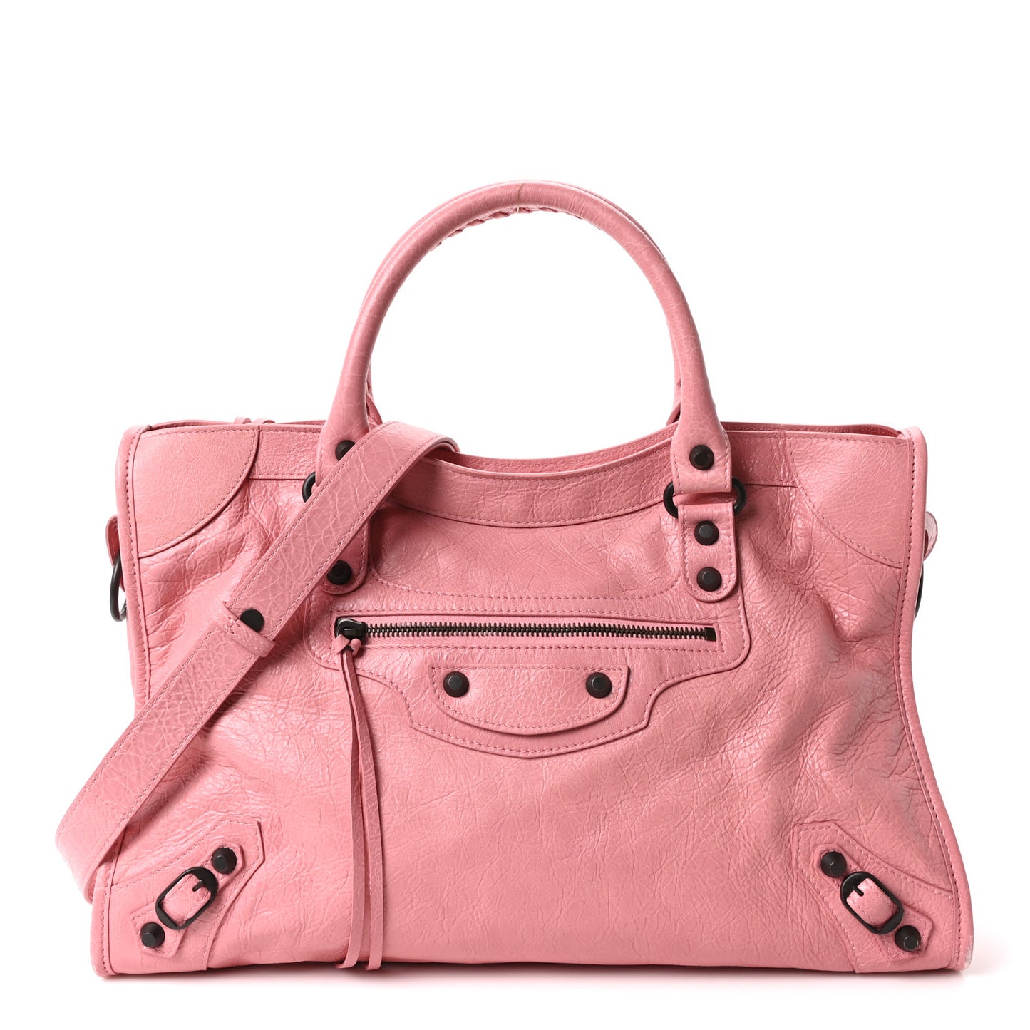 Agneau Classic Hardware Medium Le City Vintage Pink