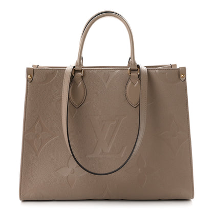 Louis Vuitton Empreinte Monogram Giant Onthego MM Tourterelle 1 of 10