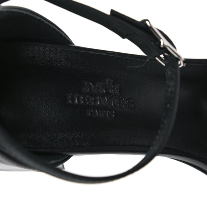 Hermes Calfskin Encens 50 Sandals 36.5 Black 7 of 11