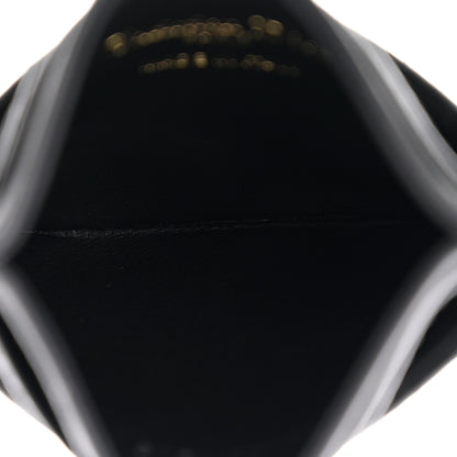 Christian Dior Lambskin Pearl Star Cannage Dior Card Holder Black 5 of 8