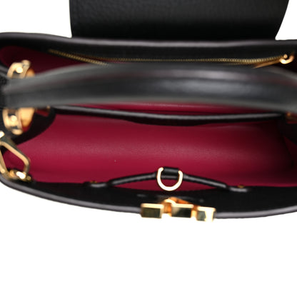 Louis Vuitton Taurillon Capucines BB Black 5 of 10
