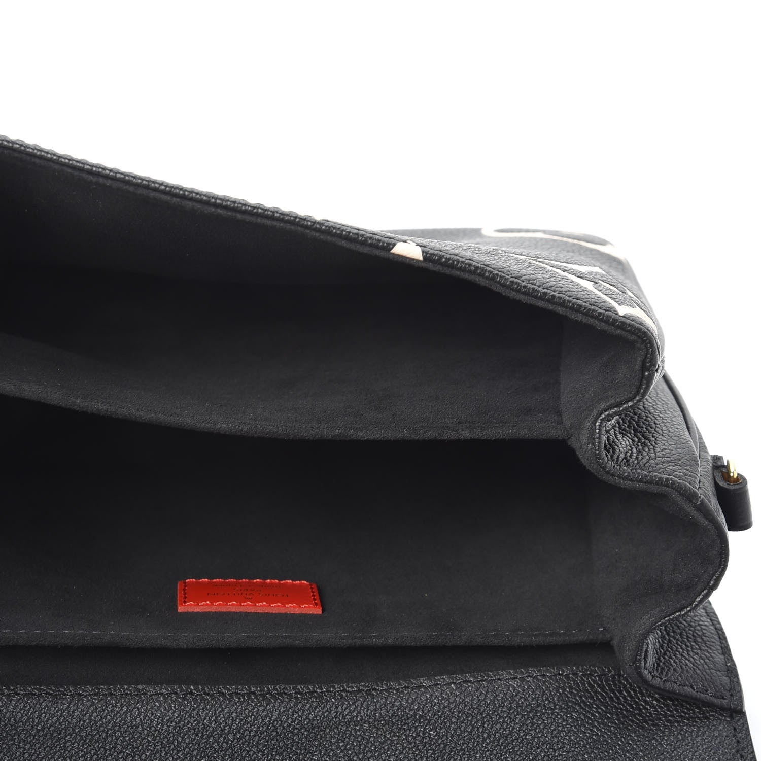 Louis Vuitton Empreinte Monogram Giant Crafty Pochette Metis Black Creme 4 of 10