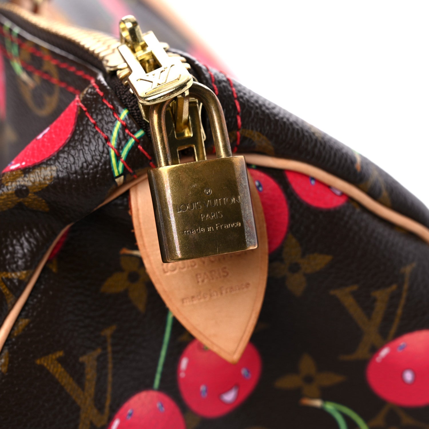 Louis Vuitton Monogram Cerises Keepall 45 20 of 25