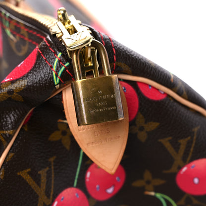 Louis Vuitton Monogram Cerises Keepall 45 20 of 25