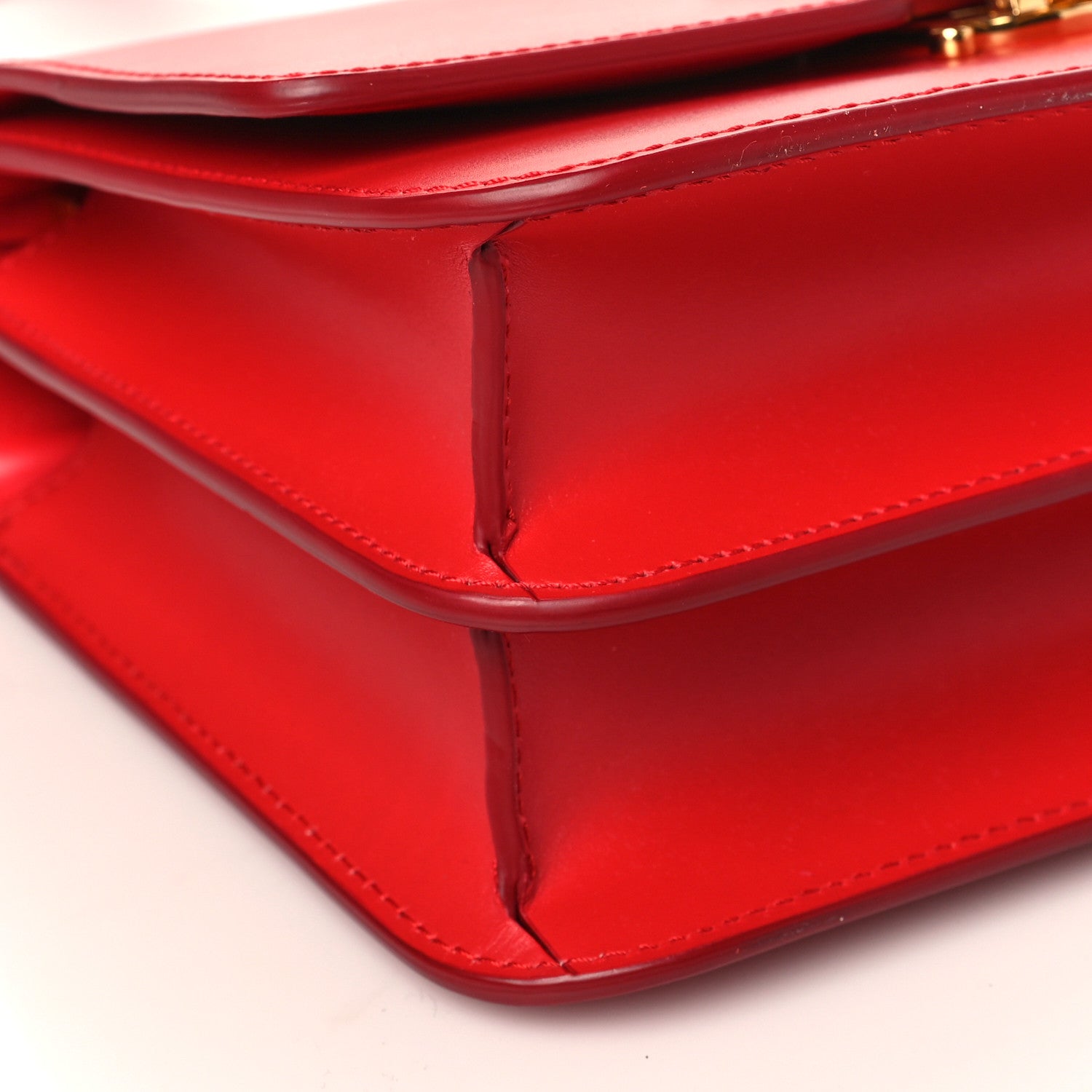 Burberry Calfskin Small TB Bag Bright Red 7 of 8
