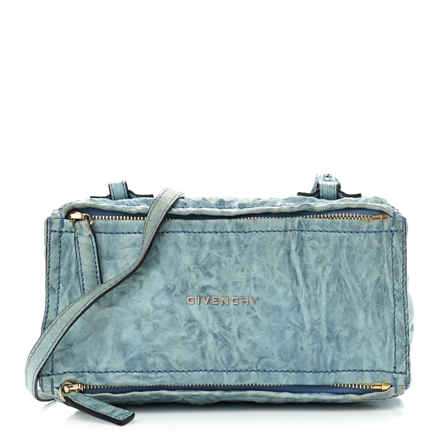 Tumbled Sheepskin Mini Pandora Sky Blue