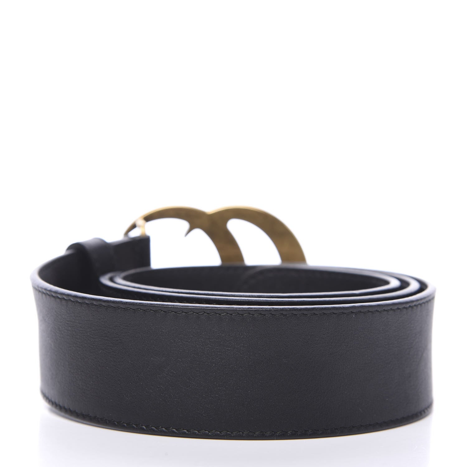 Gucci Calfskin Double G 40mm Belt 80 32 Black 2 of 6