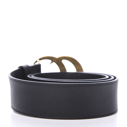 Gucci Calfskin Double G 40mm Belt 80 32 Black 2 of 6