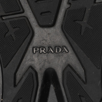 Prada Brushed Calfskin Mens Systeme Sneakers 10 Black 8 of 9