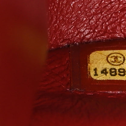 Chanel Caviar Quilted Jumbo Double Flap Dark Red 7 of 11