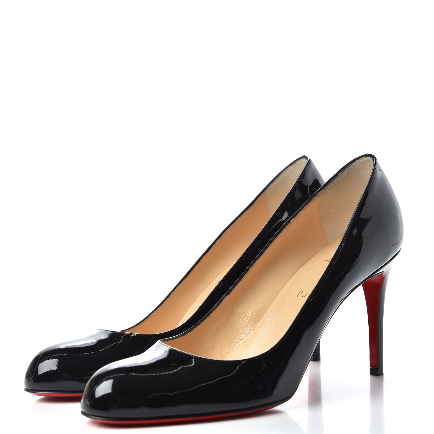 Christian Louboutin Patent Simple 85 Pumps 42 Black 3 of 10