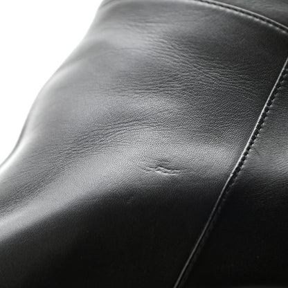 Hermes Heritage Calfskin Story Boots 38 Black 9 of 11