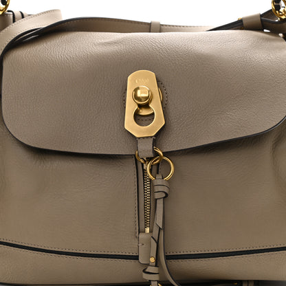 Chloe Calfskin Medium Owen Flap Bag Motty Grey 15 of 15