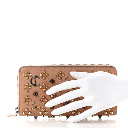 Christian Louboutin Calfskin Loubinthesky Panettone Wallet Nude Multimetal 2 of 7