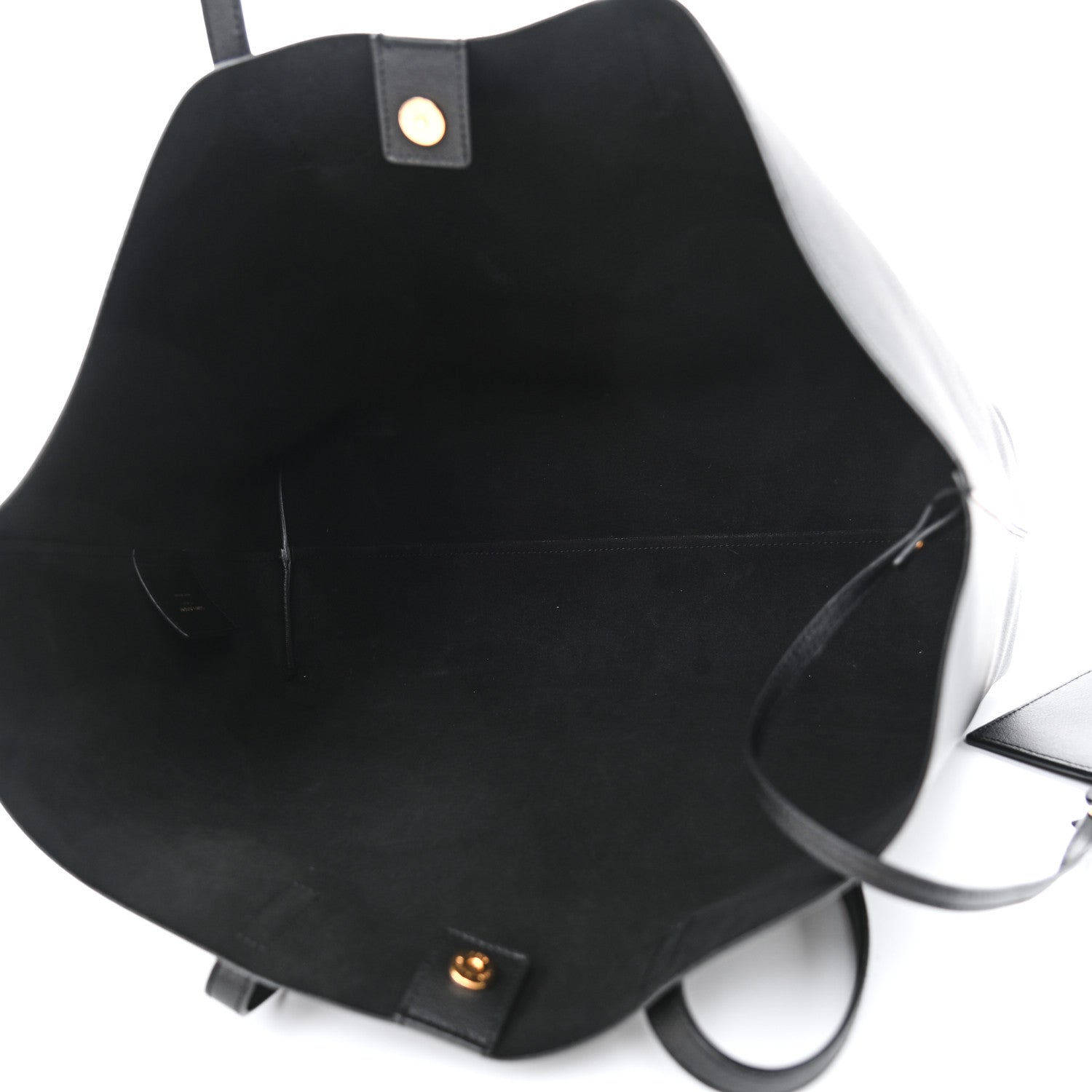 Saint Laurent Calfskin Large Shopping Tote Black 6 of 10