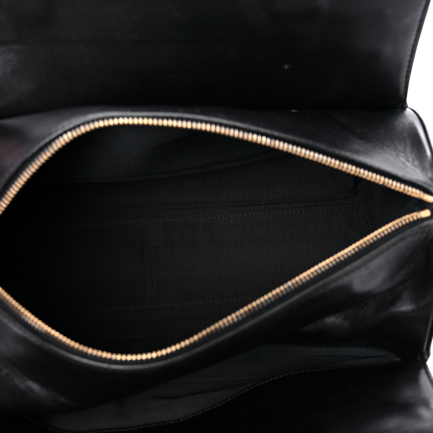 Lambskin Chocolate Bar Quilted Bag Black