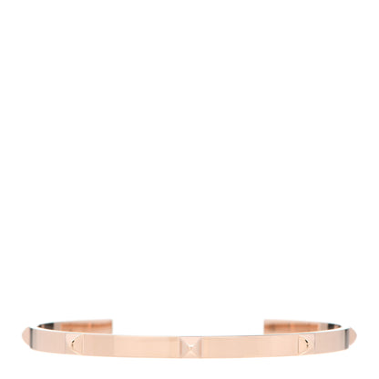Hermes 18K Rose Gold Mini Clous Bracelet SH 1 of 5
