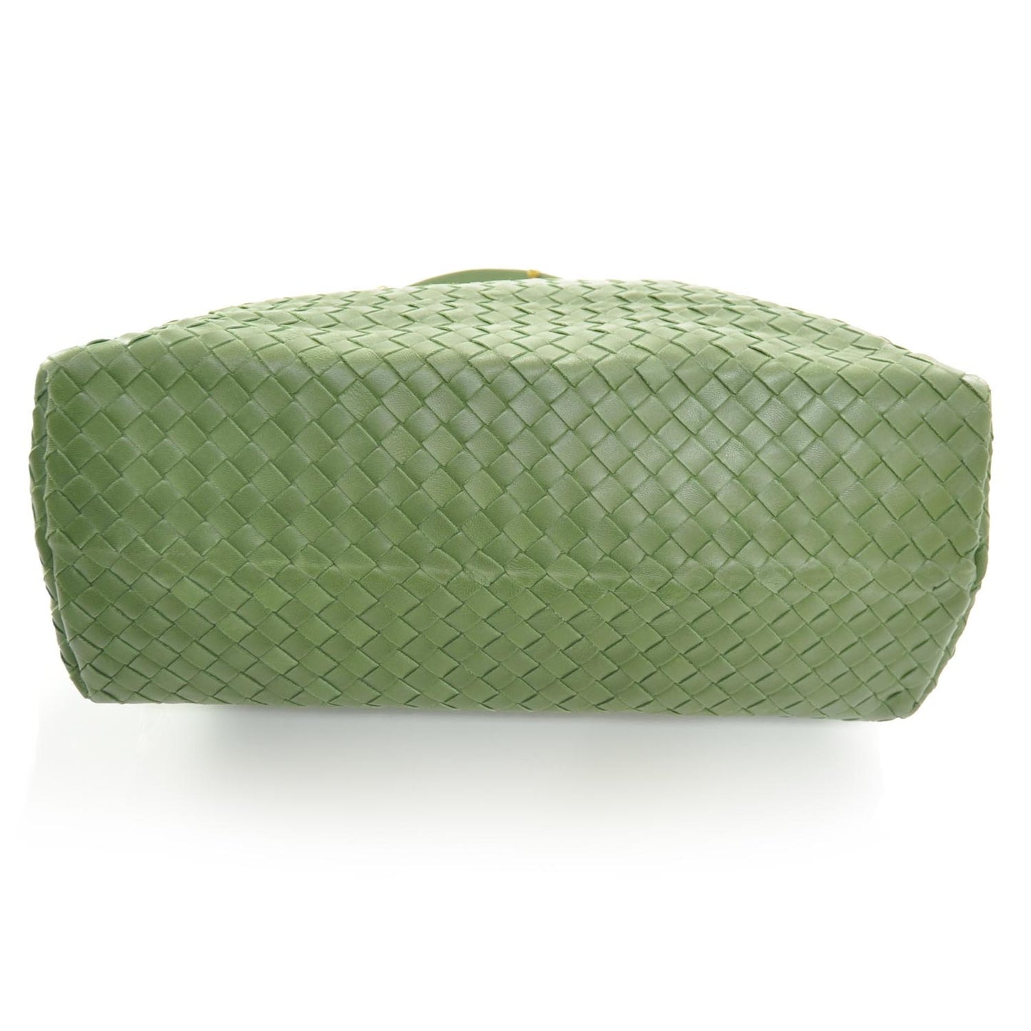Nappa Intrecciato Shoulder Bag Green