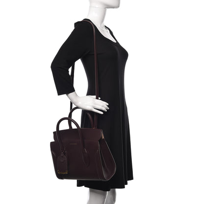 Alexander McQueen Sweet Calfskin Small Heroine 30 Burgundy 2 of 9