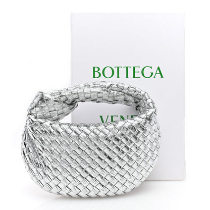 Bottega Veneta Metallic Nappa Intrecciato Mini Jodie Silver 11 of 11