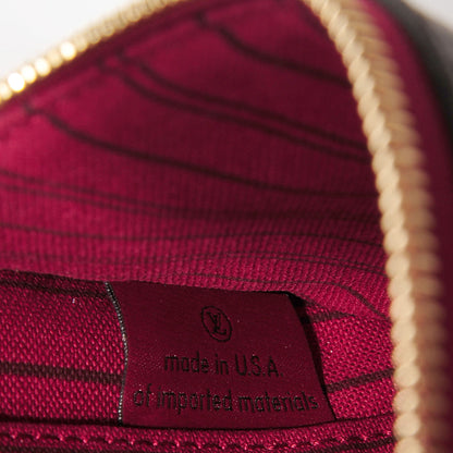 Louis Vuitton Monogram Neverfull MM GM Pochette Fuchsia 6 of 8