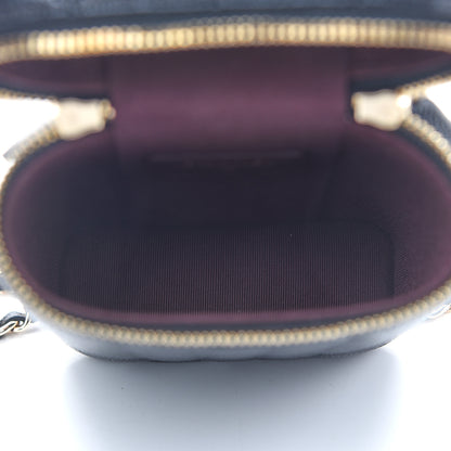 Chanel Caviar Quilted Phone Holder With Chain Black 5 of 9