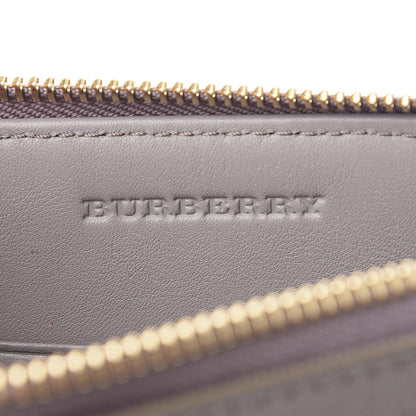 Burberry Patent Peyton Crossbody Clutch Bag Pale Grey 6 of 8