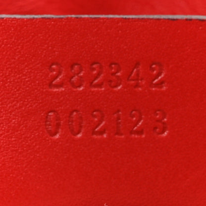Gucci Monogram Medium Valentine Top Handle Bag Red 7 of 15