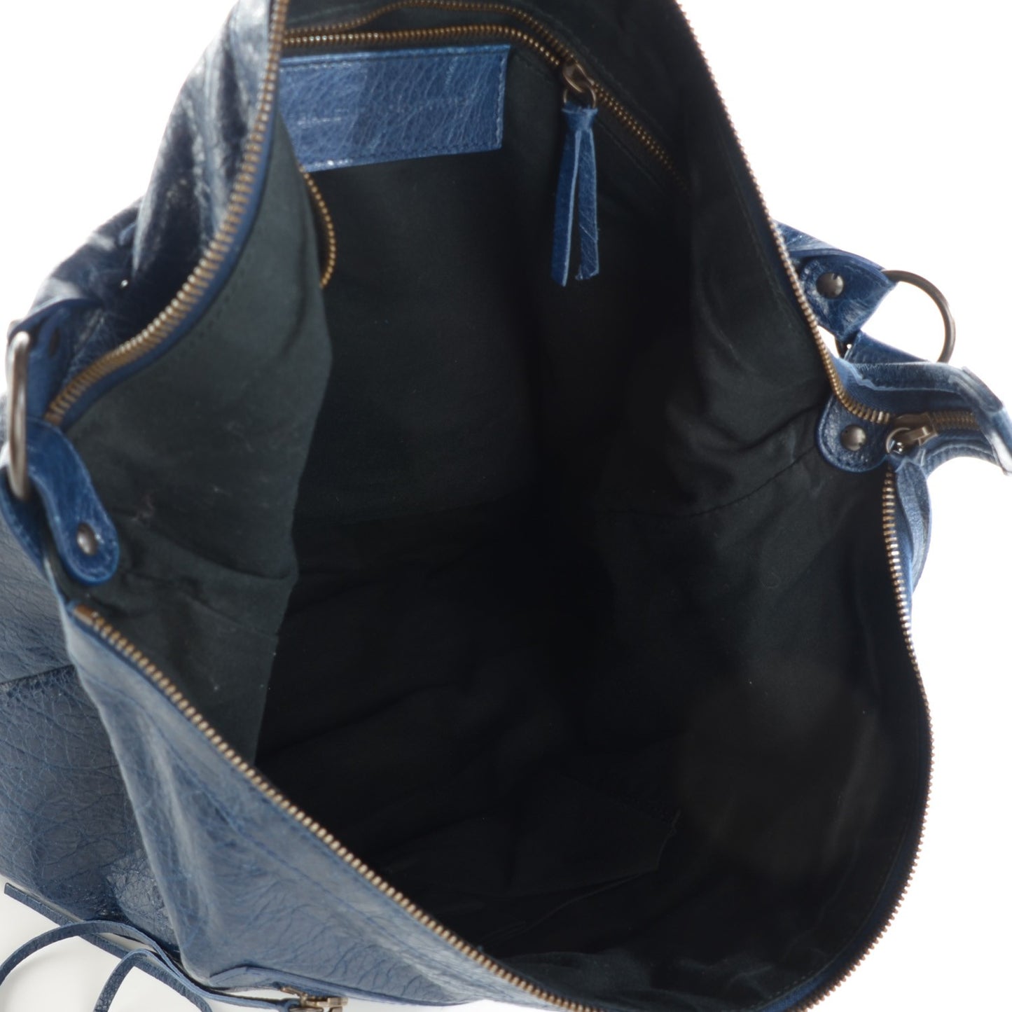 Agneau Classic Hardware Day Hobo Bleu Mineral