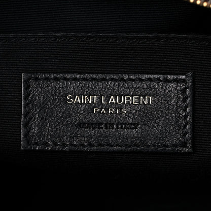 Saint Laurent Calfskin Matelasse Monogram Lou Camera Bag Dark Legion Red 6 of 12