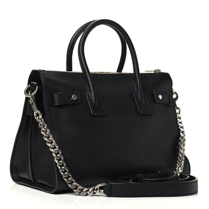 Saint Laurent Grained Calfskin Baby Supple Sac De Jour Black 2 of 4