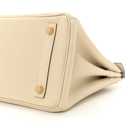 Hermes Togo Birkin 25 Craie 10 of 12