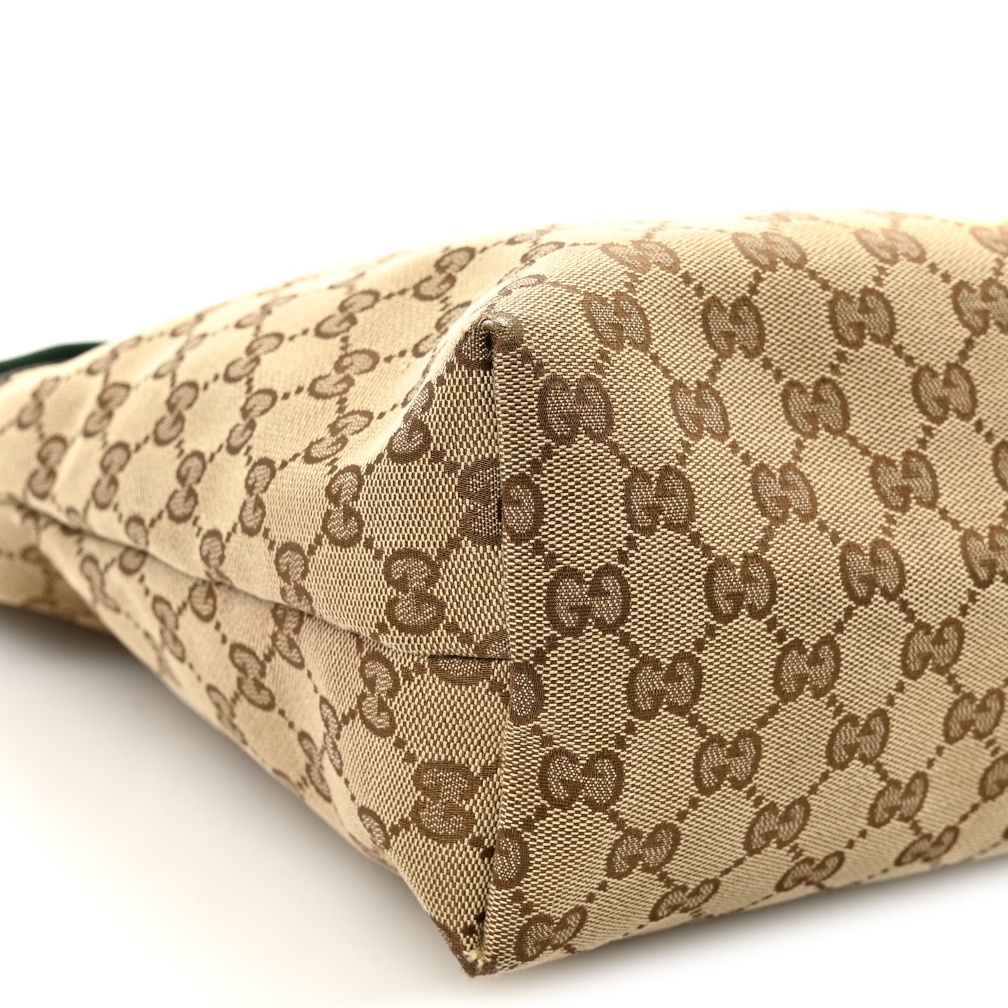 Monogram Web Medium Flat Messenger Bag Brown