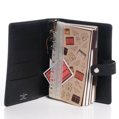 Louis Vuitton Monogram Macassar Medium Ring Agenda 5 of 7