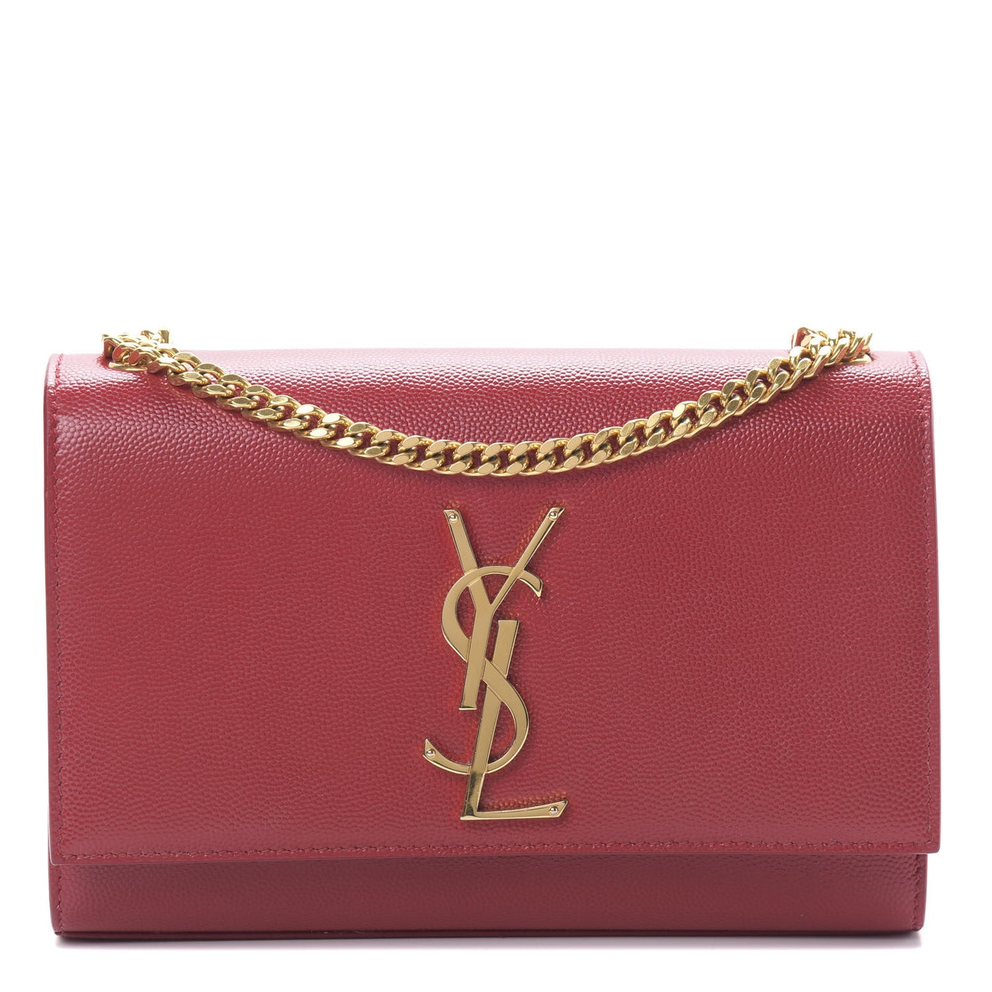 Grain De Poudre Small Monogram Kate Satchel Red