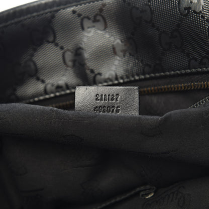 Gucci Imprime Monogram Medium Zippered Shopping Tote Black 7 of 13