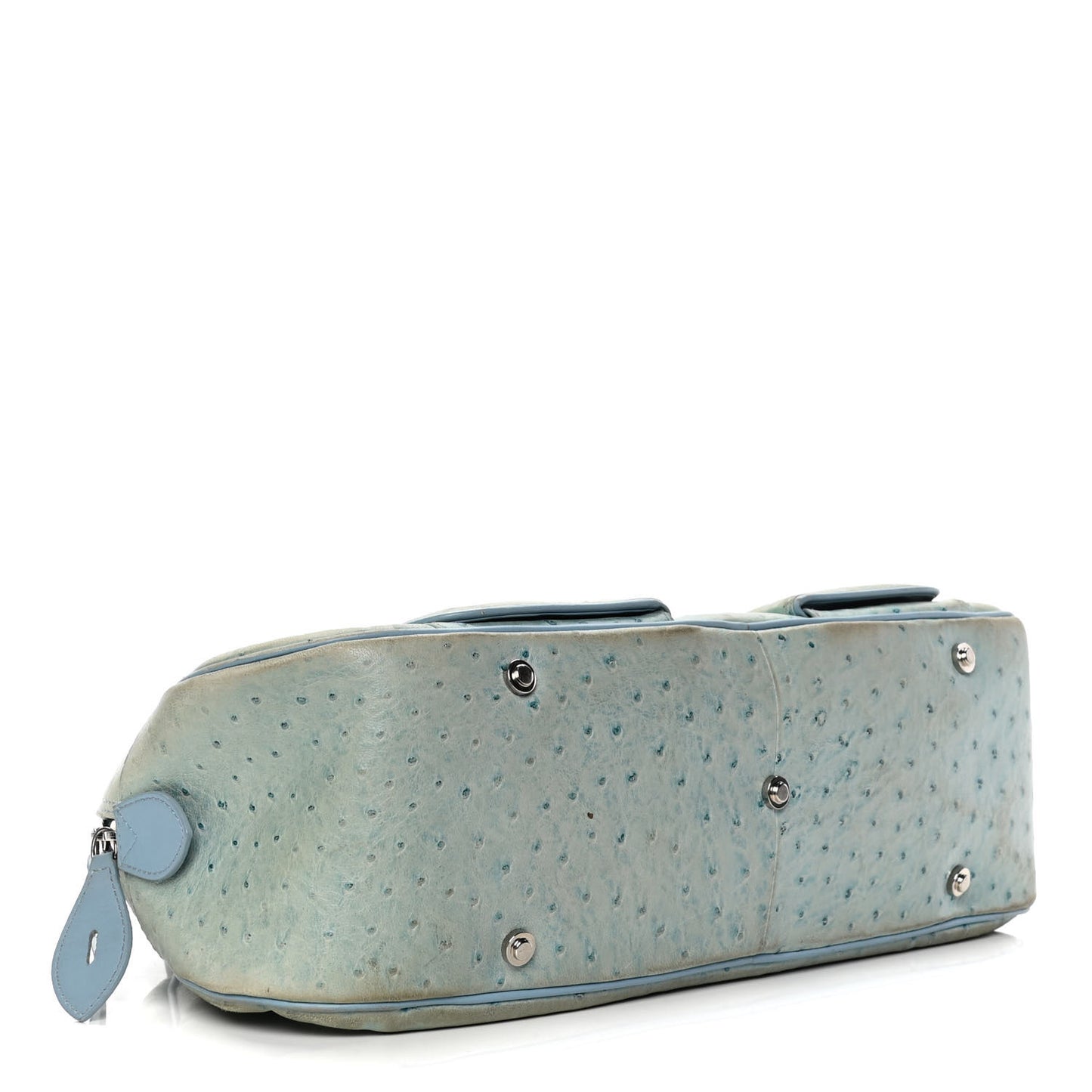 Ostrich Saddle Bowler Blue